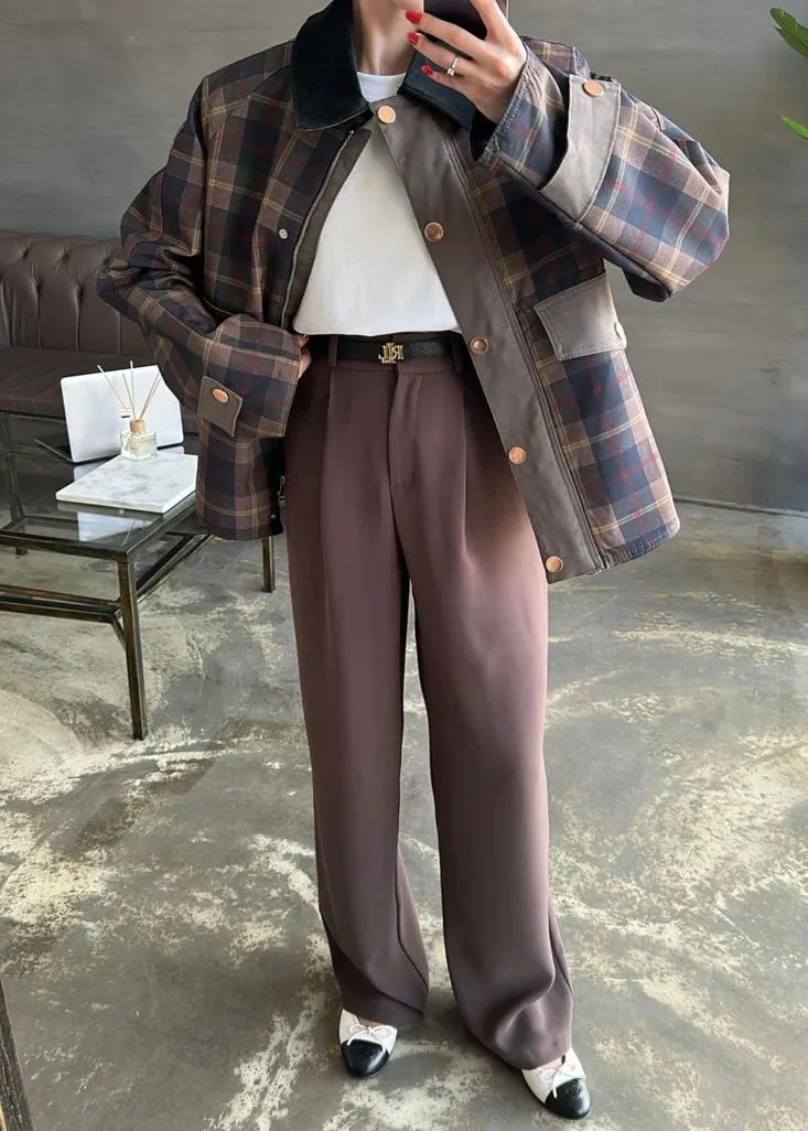 Lara Premium Palazzo Pantolon KAHVE
